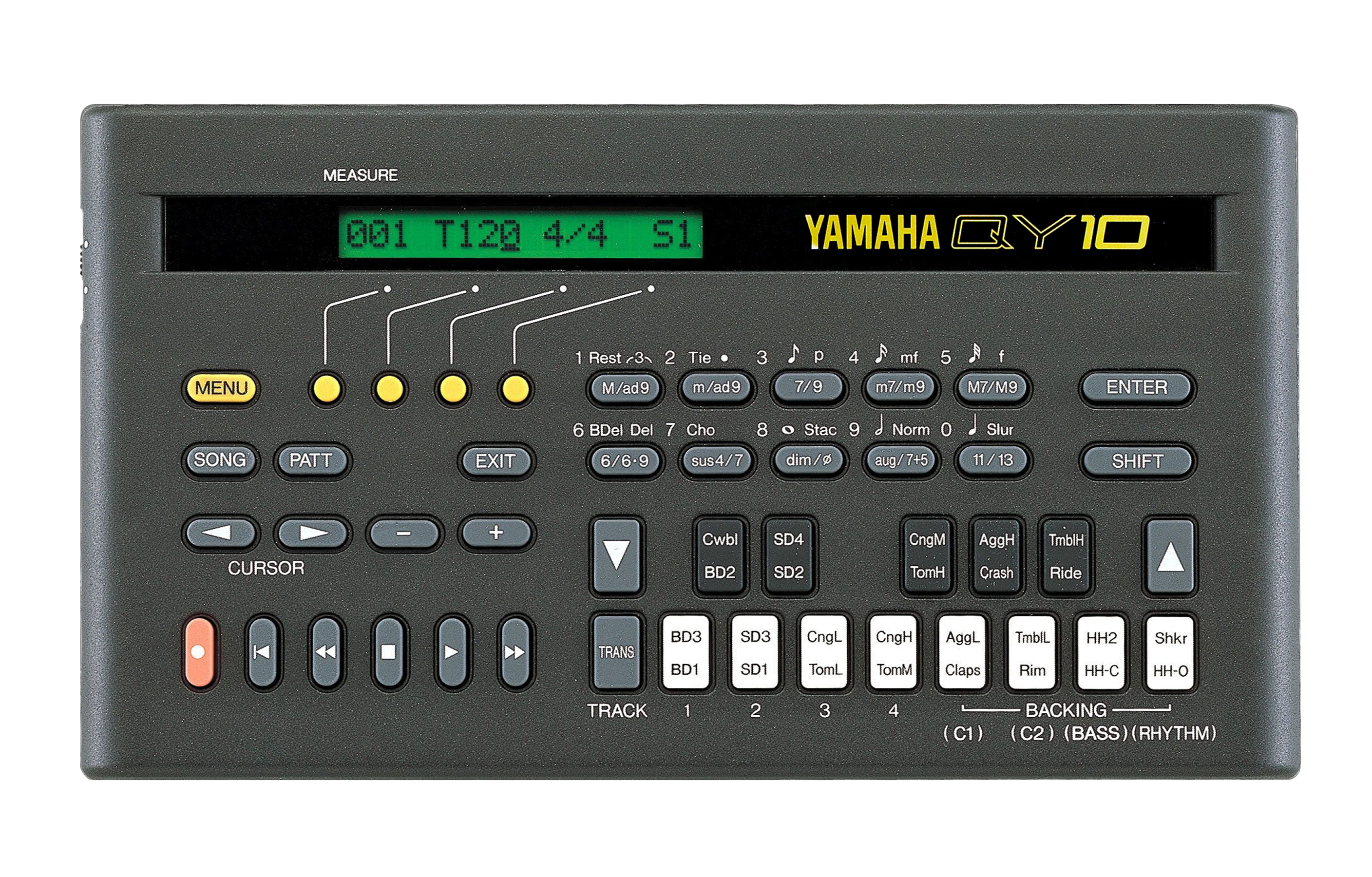 Yamaha QY10 — portable sequencer and tone generator